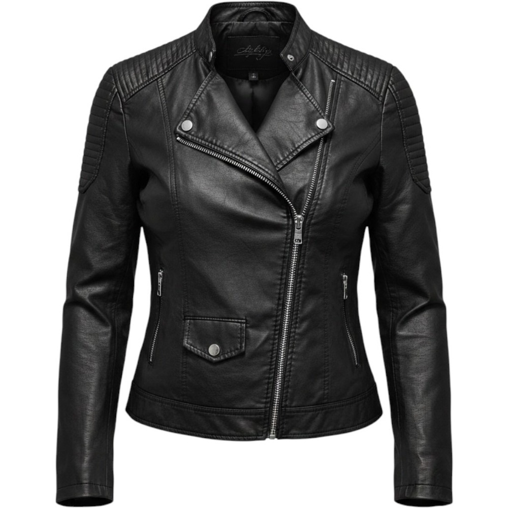 Sebby moto faux leather jacket